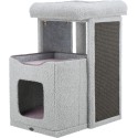 Junior carlita scratching post, 63 cm, grey/light lilac, Trixie