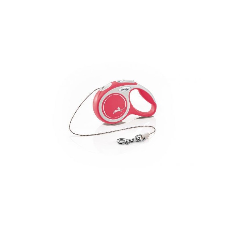 Walking leash New Comfort XS cord 3m red, Flexi