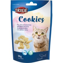 Treat for cats Cookies with salmon and catnip, 50 g