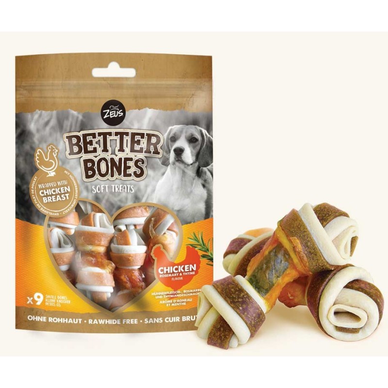 Zeus soft treats Chicken wrapped bones 9pcs Zeus soft treats Chicken wrapped bones 9pcs