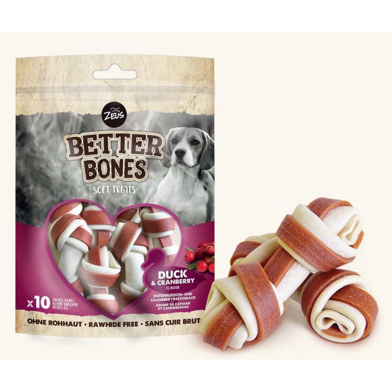 Zeus soft treats Duck&Cranberry flavor bones 10pcs Zeus soft treats Duck&Cranberry flavor bones 10pcs