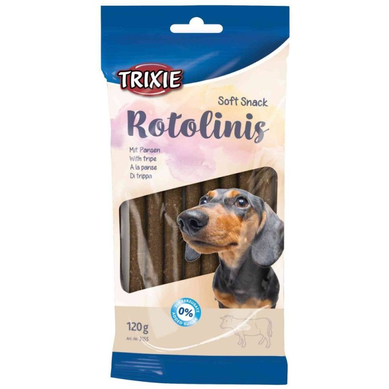 Treat for dogs Rolls with beef 12cm.12pcs/120g Treat for dogs Rolls with beef 12cm.12pcs/120g