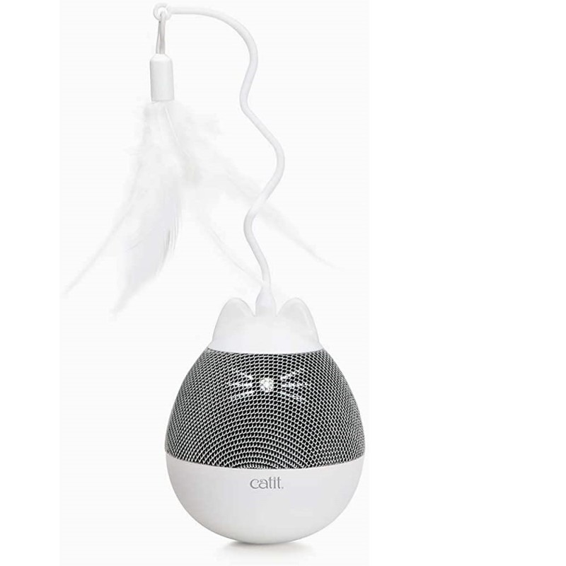 Cat toy Catit Pixi spinner, white/grey