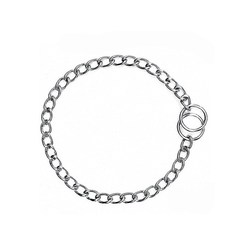 Choke chain collar single row 2mm 35cm Choke chain collar single row 2mm 35cm