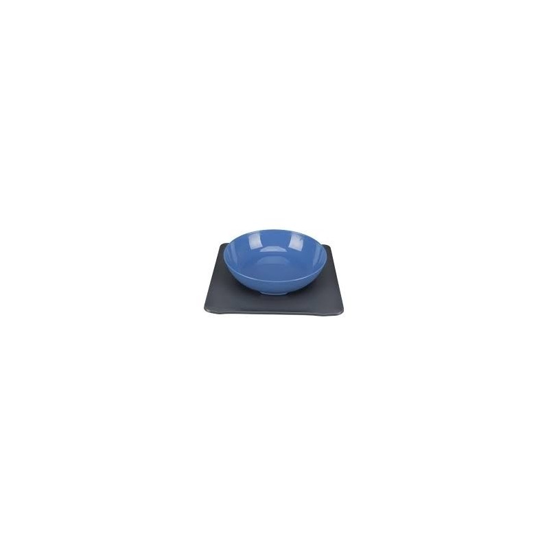 Yummynator, non-slip bowl set, 24 × 24 cm, blue/grey, Trixie Yummynator, non-slip bowl set, 24 × 24 cm, blue/grey, Trixie