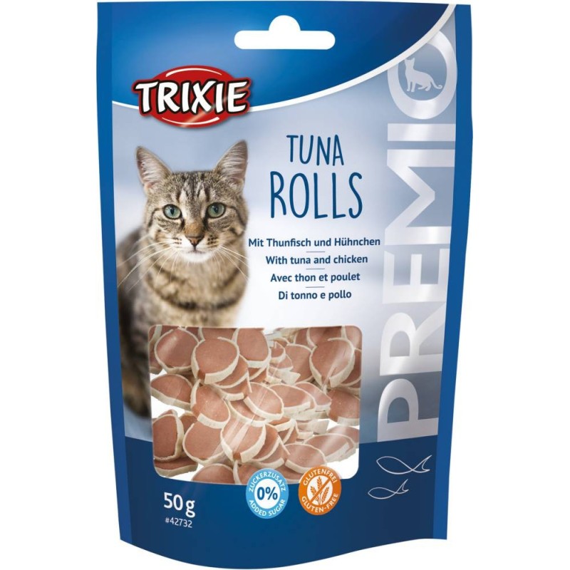 Treat for cats premio tuna rolls, 50 g, Trixie Treat for cats premio tuna rolls, 50 g, Trixie