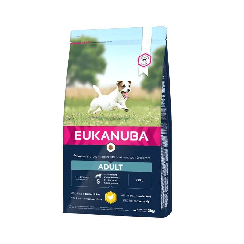 Adult chicken for small dogs 2 kg, Eukanuba Adult chicken for small dogs 2 kg, Eukanuba