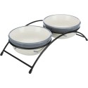 Set of ceramic bowls with raised base Eat on Feet, 2 × 0.3 l/ø 12 cm