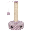 Junior scratching post, fleece, ø 26 × 47 cm, light lilac