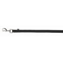 Tracking leash, flat strap, 5 m/20 mm, black