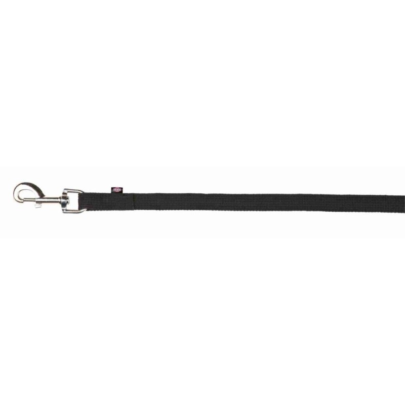 Tracking leash, flat strap, 5 m/20 mm, black Tracking leash, flat strap, 5 m/20 mm, black