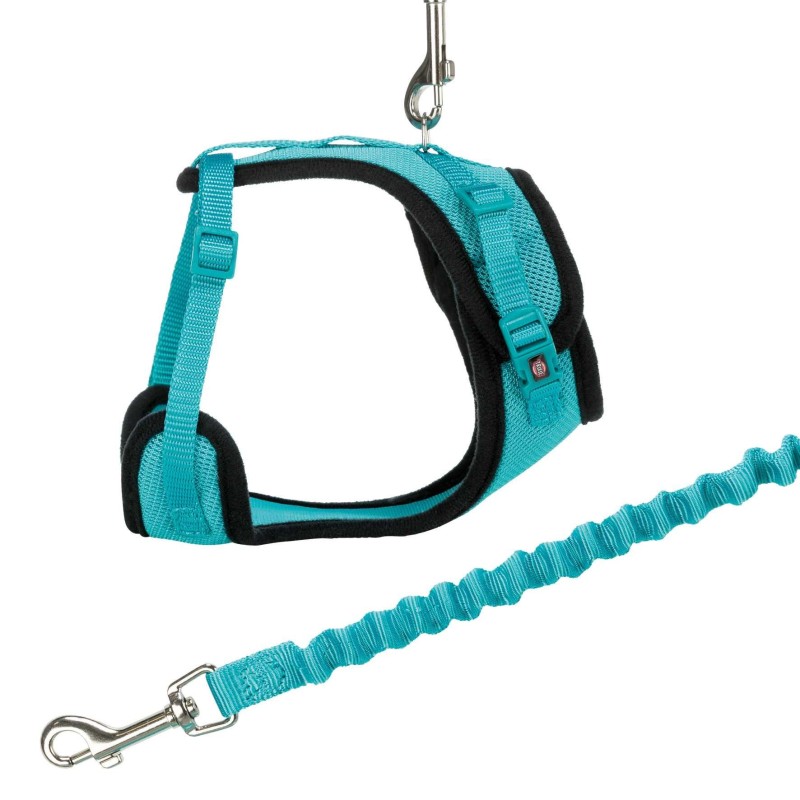 Y-harness, mesh, cat, with elastic leash, 39–60 cm/10 mm, 1.00 m Y-harness, mesh, cat, with elastic leash, 39–60 cm/10 mm, 1.00 m