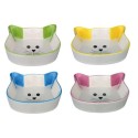 Ceramic bowl for cats 250ml/12cm, random 1 pcs.