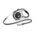 Walking leash New Comfort S cord 5m black, Flexi