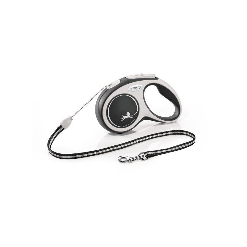 Walking leash New Comfort S cord 5m black, Flexi Walking leash New Comfort S cord 5m black, Flexi