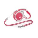 Walking leash New Comfort S cord 8m red, Flexi