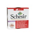 Tuna + beef fillet + rice in cooking water 85g wet food for cats, Schesir