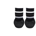 Dog socks, non-slip, S–M, 2 pcs., black