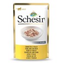 Tuna + chicken fillet in jelly 85g wet food for cats, Schesir