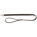 Rustic fatleather leash, M–L: 1.00 m/20 mm, dark brown