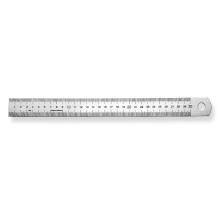 Ruler 300x30x1,0mm stainless type 498