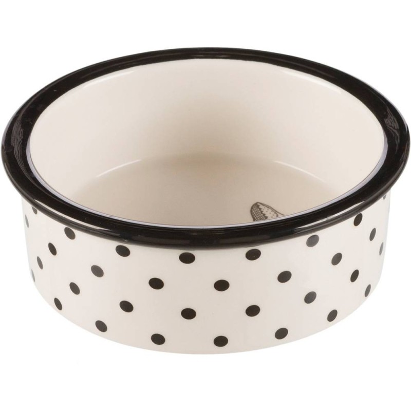 Ceramic bowl Zentagle 300ml/12cm white/black Ceramic bowl Zentagle 300ml/12cm white/black