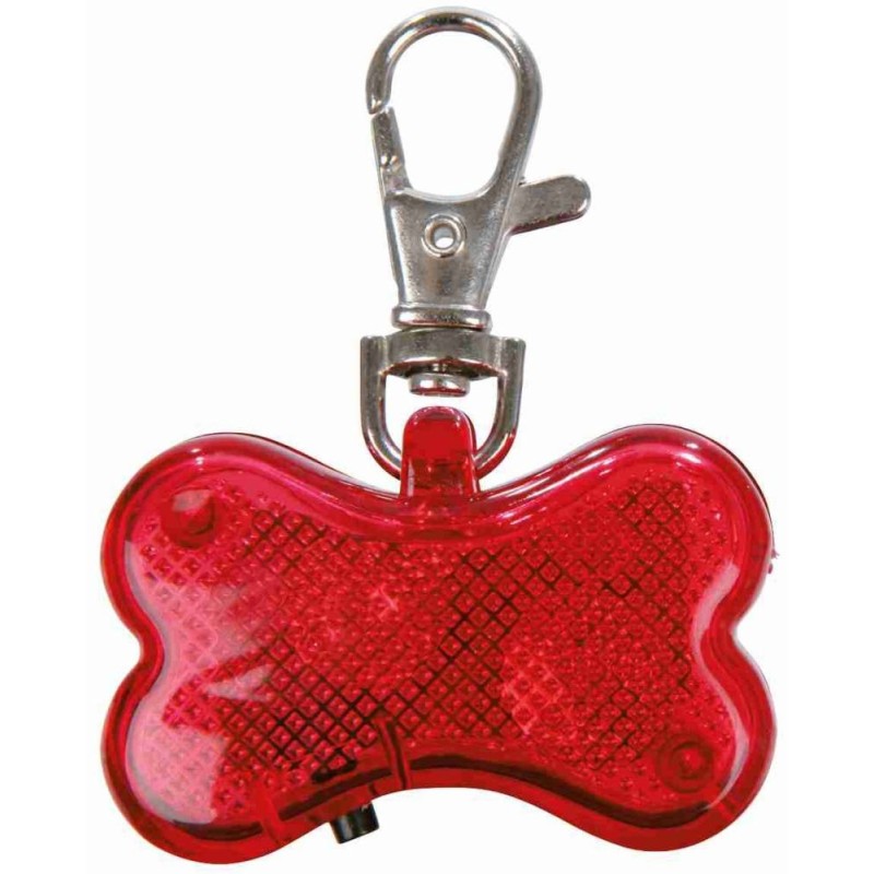 Flasher for dogs, 4.5 × 3 cm, red Flasher for dogs, 4.5 × 3 cm, red