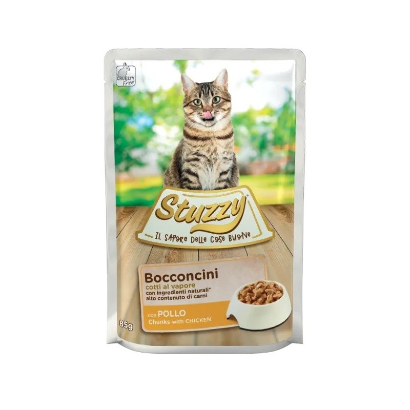 Complete (wet) feed cat 85gr. pouch chicken, Stuzzy Complete (wet) feed cat 85gr. pouch chicken, Stuzzy