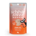 Silver Cat salmon + pumpkin mousse wet food for aging cats 80g, Schesir