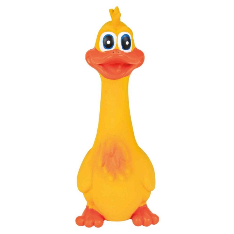 Toy for dogs Duck, original animal sound, latex, 18 cm Toy for dogs Duck, original animal sound, latex, 18 cm