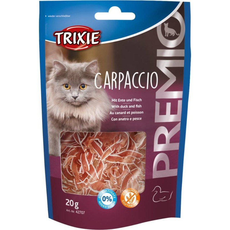 Treat for cats Premio Carpaccio with duck and fish, 20 g Treat for cats Premio Carpaccio with duck and fish, 20 g