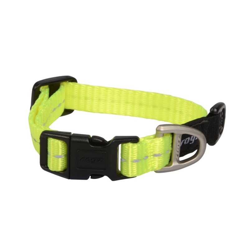 Classic collar 16-22cm/11mm yellow, Rogz Classic collar 16-22cm/11mm yellow, Rogz