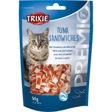 Treat for cats Premio Tuna Sandwiches, 50 g
