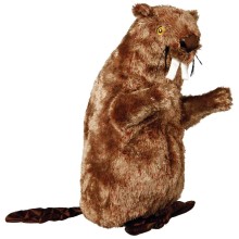 Beaver, plush, toy for cats, 40 cm