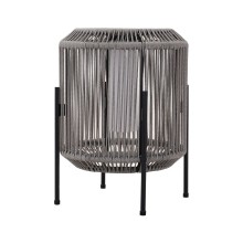 Garden light BREDAMI with solar panel, grey