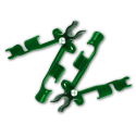 Adjustable connector for garden stakes 11mm (3 pcs.)