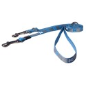 Medium 16mm multi-purpose puppy lead, blue bones design, Rogz