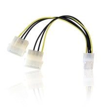 Кабель-адаптер питания 6pin/2molex cc-psu-6, Gembird