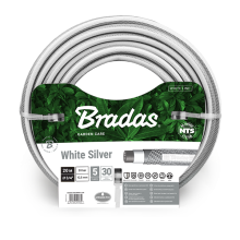 Garden hose NTS WHITE SILVER 3/4" - 20m
