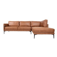 Corner sofa SOFIA RC, brown