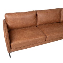 Corner sofa SOFIA RC, brown
