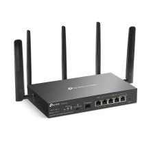 Сетевой маршрутизатор 1000 м 6 портов vpn/omada 4g+ er706w-4g, Tp-link