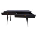 Desk LUXEMBOURG 120x48xH75cm, black