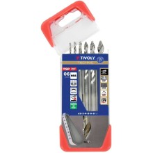 Metal drill bit set 2-8mm, "Smart Point" progressive tip, 6pcs