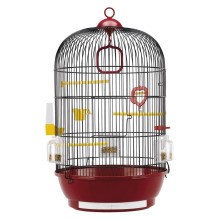 Bird cage Diva 40x71cm, rounded, black