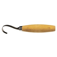 Wood carving knife Morakniv 164, 13mm radius stainless steel blade, leather sheath