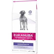 Veterinary Diets dry dog food (kibble) to support dogs with dermatosis FP 12 Kg, EUKANUBA