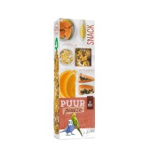 Treat for budgies PUUR sticks papaya/orange 60g