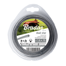 Trimmer line RIPPER DUAL, star 1,6mm x 15m