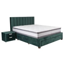 Bed GRACE 160x200cm, green